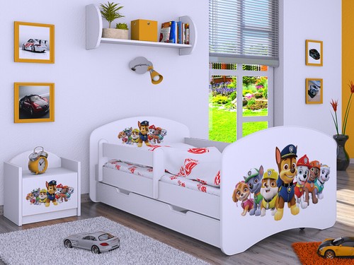 Kinderbett super hunde - kinderbett, paw