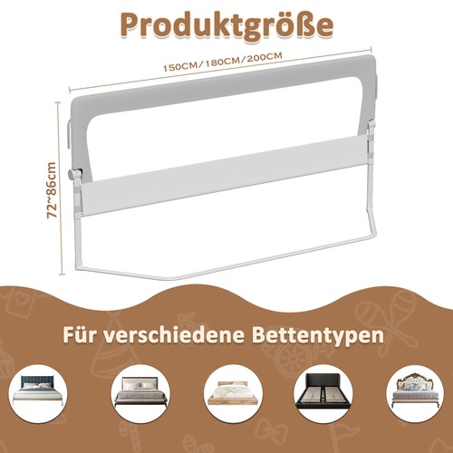 Bettgitter bettschutzgitter - bettgitter,