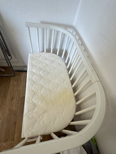 Weißes baby kinderbett aus - weißes,