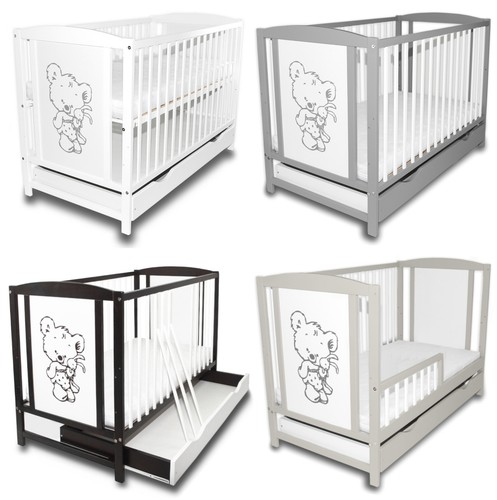 Babybett gitterbett 2in1 - babybett,