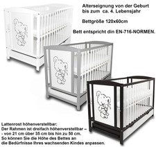Babybett Gitterbett Kinderbett