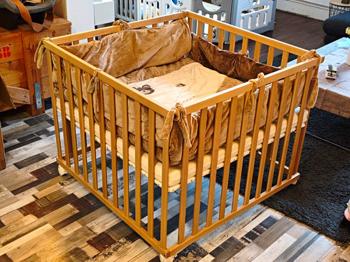 Holz babybett gitterbett - holz, mit