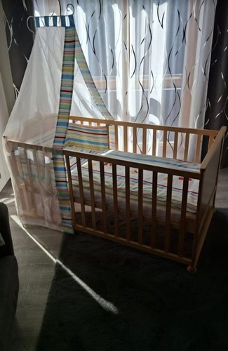 Baby gitterbett holz - holz, mit