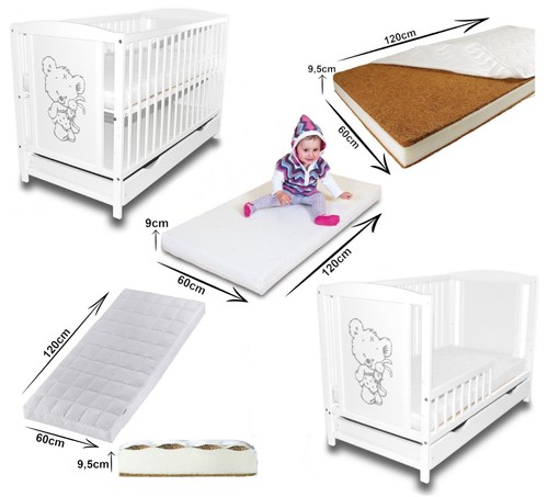 Babybett gitterbett 2in1 - babybett,
