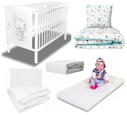 Babybett gitterbett weiß - gitterbett,