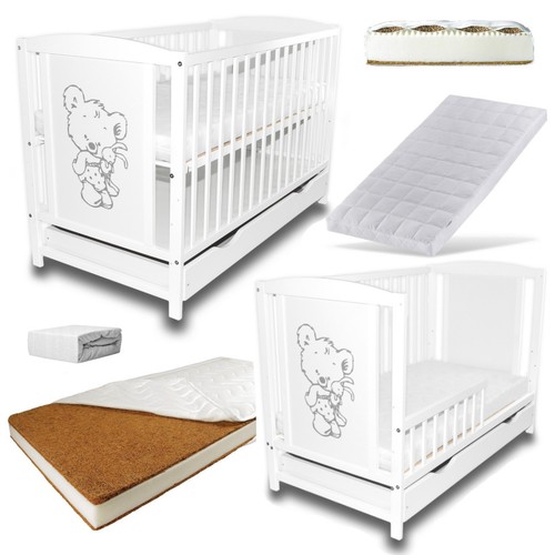 Babybett gitterbett 2in1 - gitterbett,