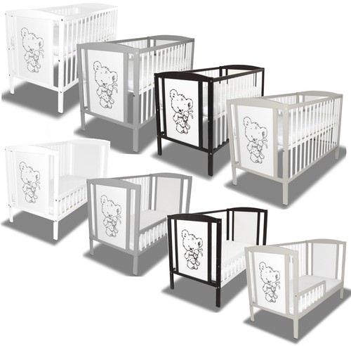 Babybett gitterbett 120x60cm - babybett,